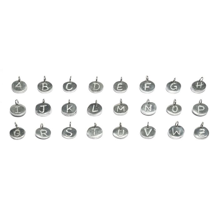 Ciondolo placca lettera