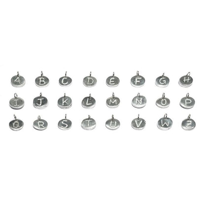 Ciondolo placca lettera