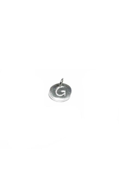 Ciondolo placca lettera